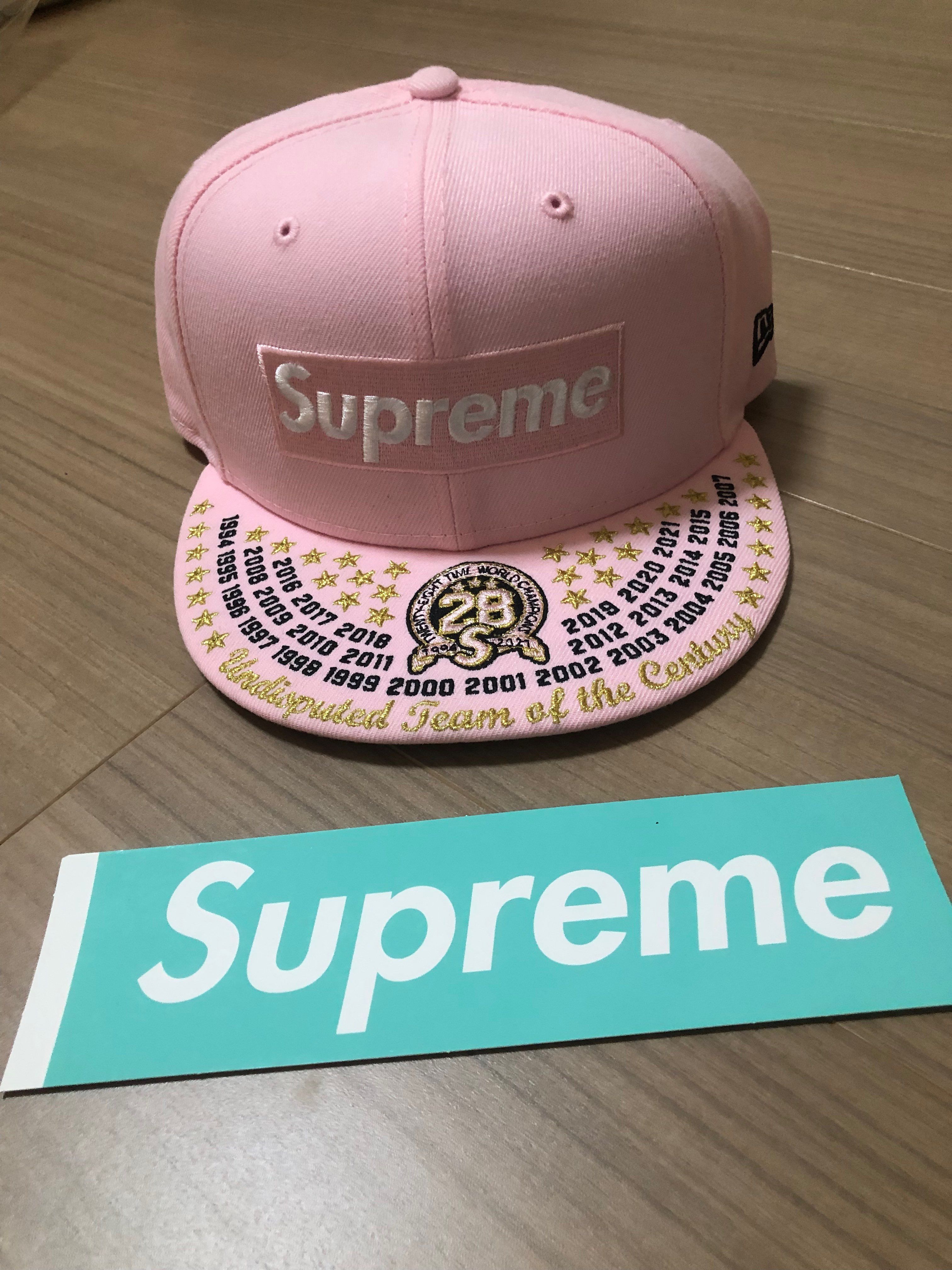 Supreme Undisputed Box Logo New Era "Pink"