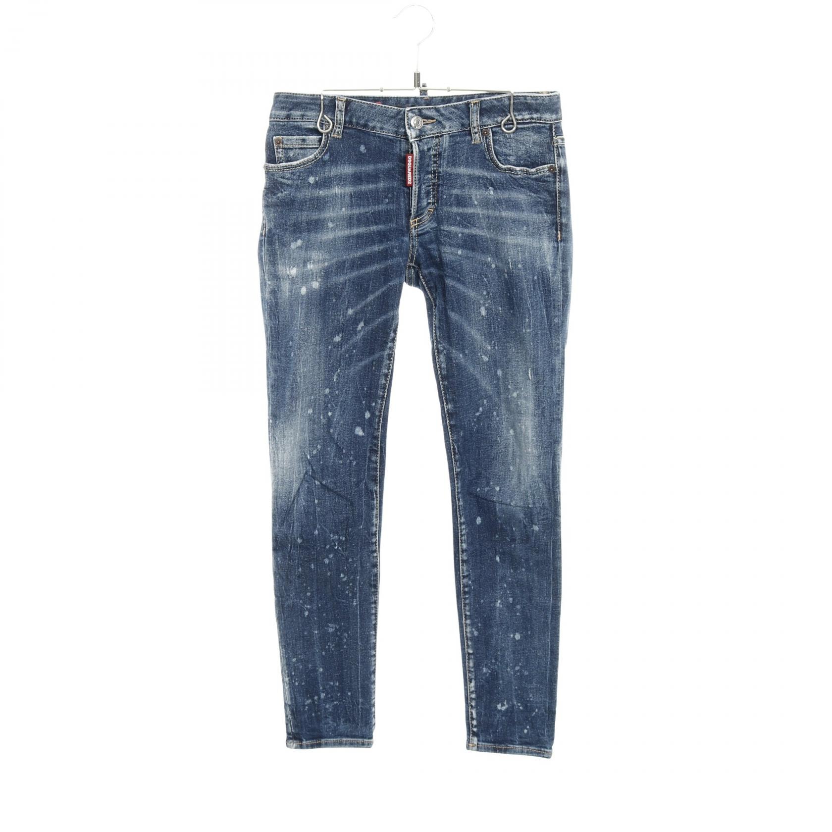 ディースクエアード DSQUARED2 Medium Waist Jennifer Jean デニムパンツ 衣料品 ボトムス コットン レディース ネイビー系 S75LB0865 S30805 【中古】