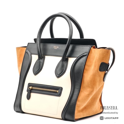 CELINE セリーヌ マイクロショッパー ラゲージ S-SA-0112 S-CU-0112 ハンドバッグ Leather レディース