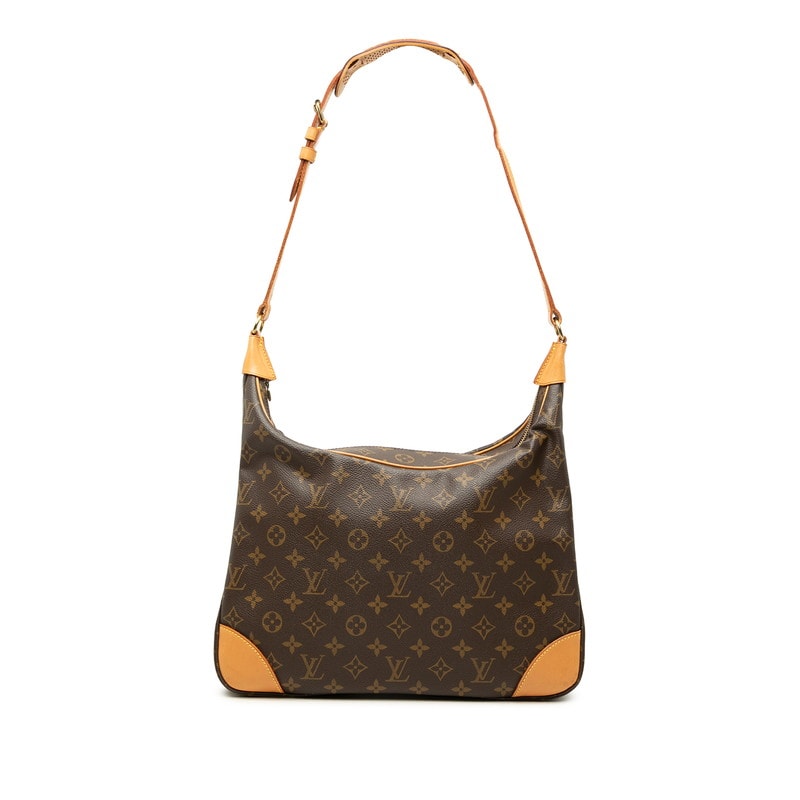 ルイ ヴィトン モノグラム ブローニュ35 旧型 ワンショルダーバッグ M51260 ブラウン PVC レザー レディース LOUIS VUITTON 中古