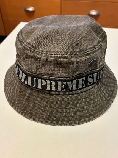 Supreme Stencil Webbing Boonie "Olive"