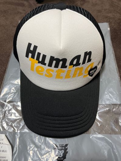 HUMAN MADE A$AP Rocky HUMAN TESTING MESH CAP "Black White"