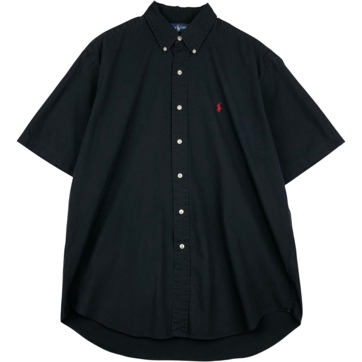 古着 ラルフローレン Ralph Lauren BLAKE 半袖 ボタンダウンシャツ メンズL相当/eaa648006
