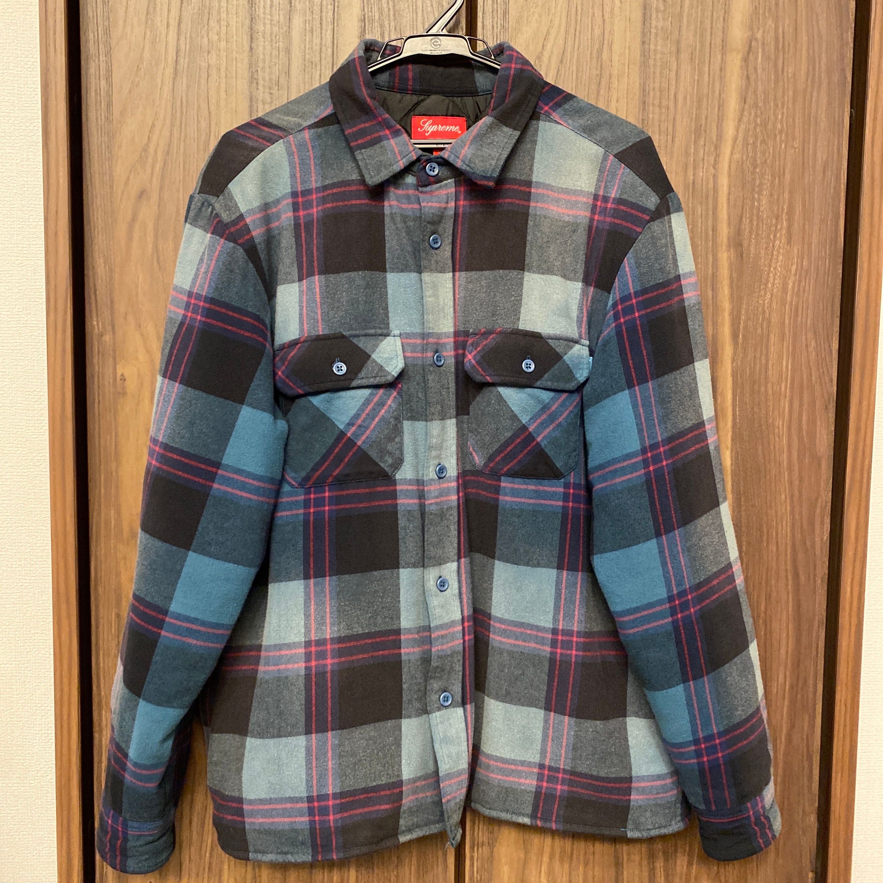Supreme Quilted Flannel Shirt "Teal"