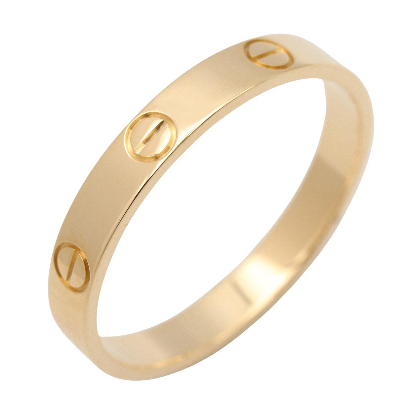 カルティエ CARTIER ミニラブリング リング・指輪 ジュエリー K18(イエローゴールド) メンズ レディース ゴールド系 B4085000 【中古】