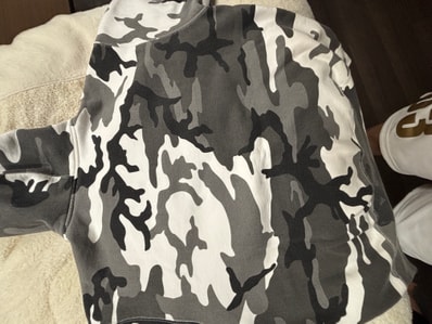 Supreme Work Zip Up Hooded Sweatshirt "Snow Camo"