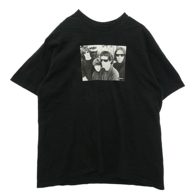 Supreme シュプリーム 19AW The Velvet Underground ベルベット アンダーグラウンド 半袖 Tシャツ カットソー ブラック系 XL【中古】