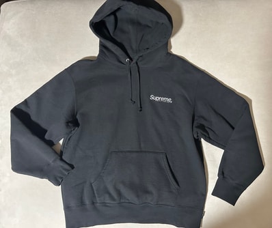Supreme Worldwide Hooded Sweatshirt "Black"