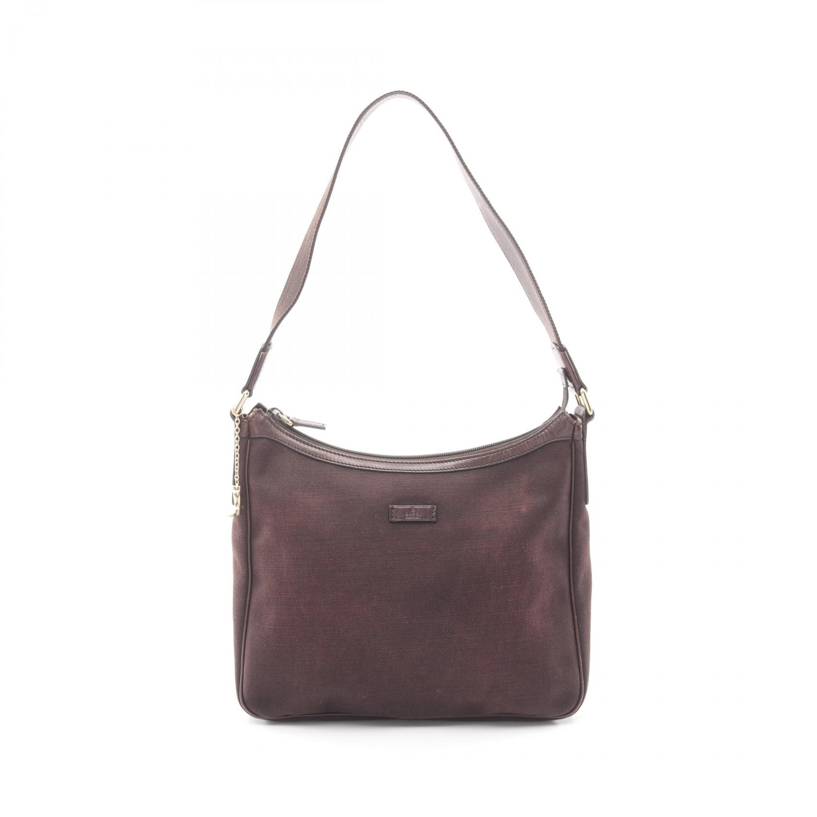 グッチ GUCCI ショルダーバッグ バッグ キャンバス レザー レディース ブラウン系 264219 【中古】