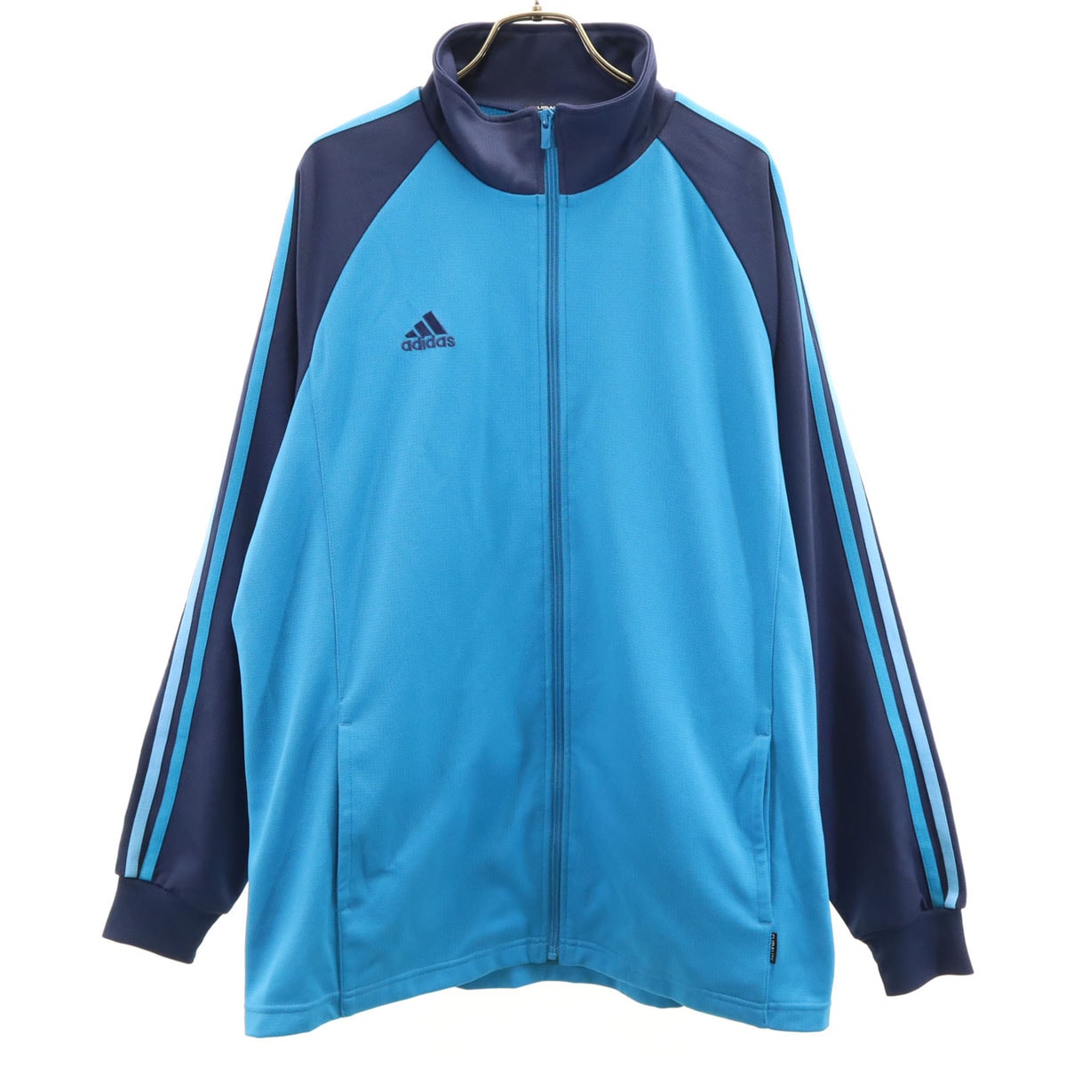 adidas アディダス 長袖 トラックジャケット O 水色 ジャージ