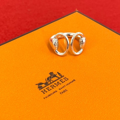 HERMES エルメス ナウシカ リング シルバー925 リング・指輪 10号 シルバー
55058