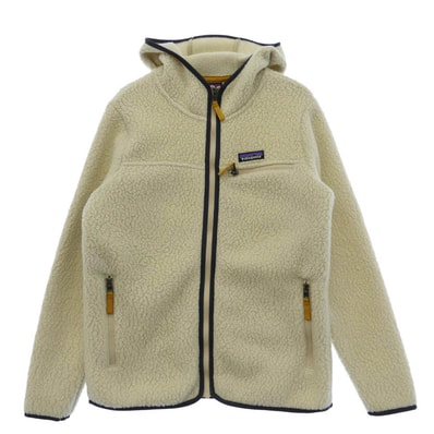 patagonia パタゴニア 19AW 22806FA19 W's Retro Pile Hoody レトロ パイル フーディー ボアフリース ジップアップ パーカー ジャケット ホワイト系 S【中古】