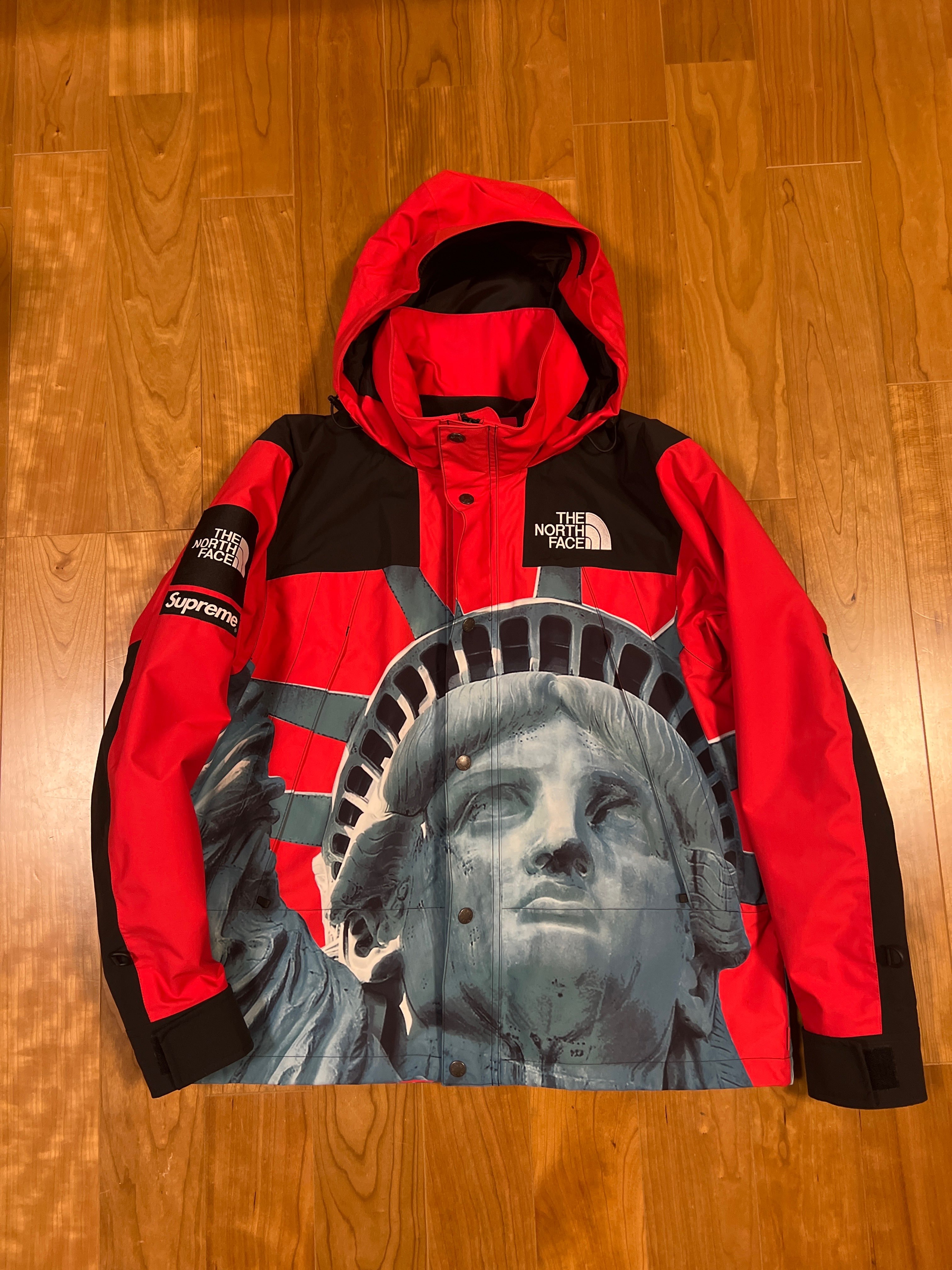Supreme x The North Face Statue of Liberty Mountain Jacket "Red"