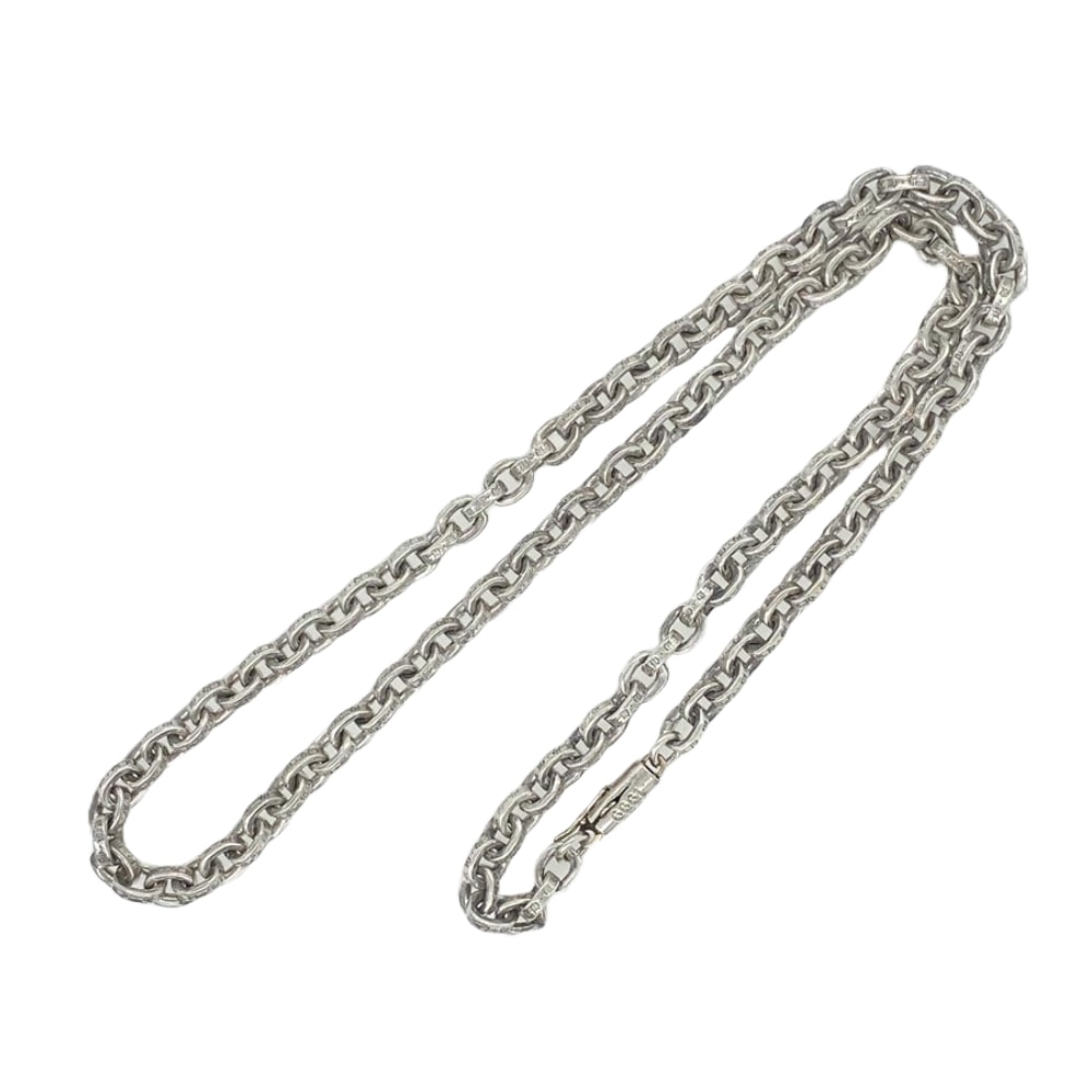 CHROME HEARTS クロムハーツ(原本無) ネックレス PAPER CHAIN 18inch ペーパーチェーン 18インチ ネックレス シルバー系【中古】
