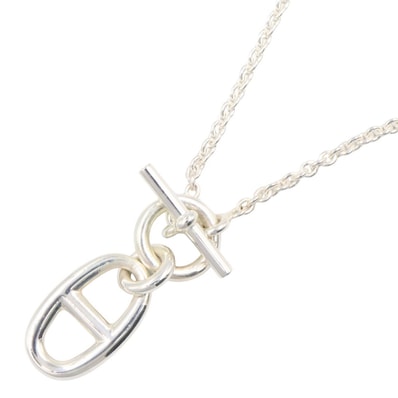 エルメス HERMES シェーヌダンクル アミュレット ネックレス ネックレス ジュエリー シルバー925 レディース シルバー系 【中古】