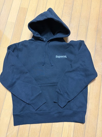 Supreme Worldwide Hooded Sweatshirt "Black"