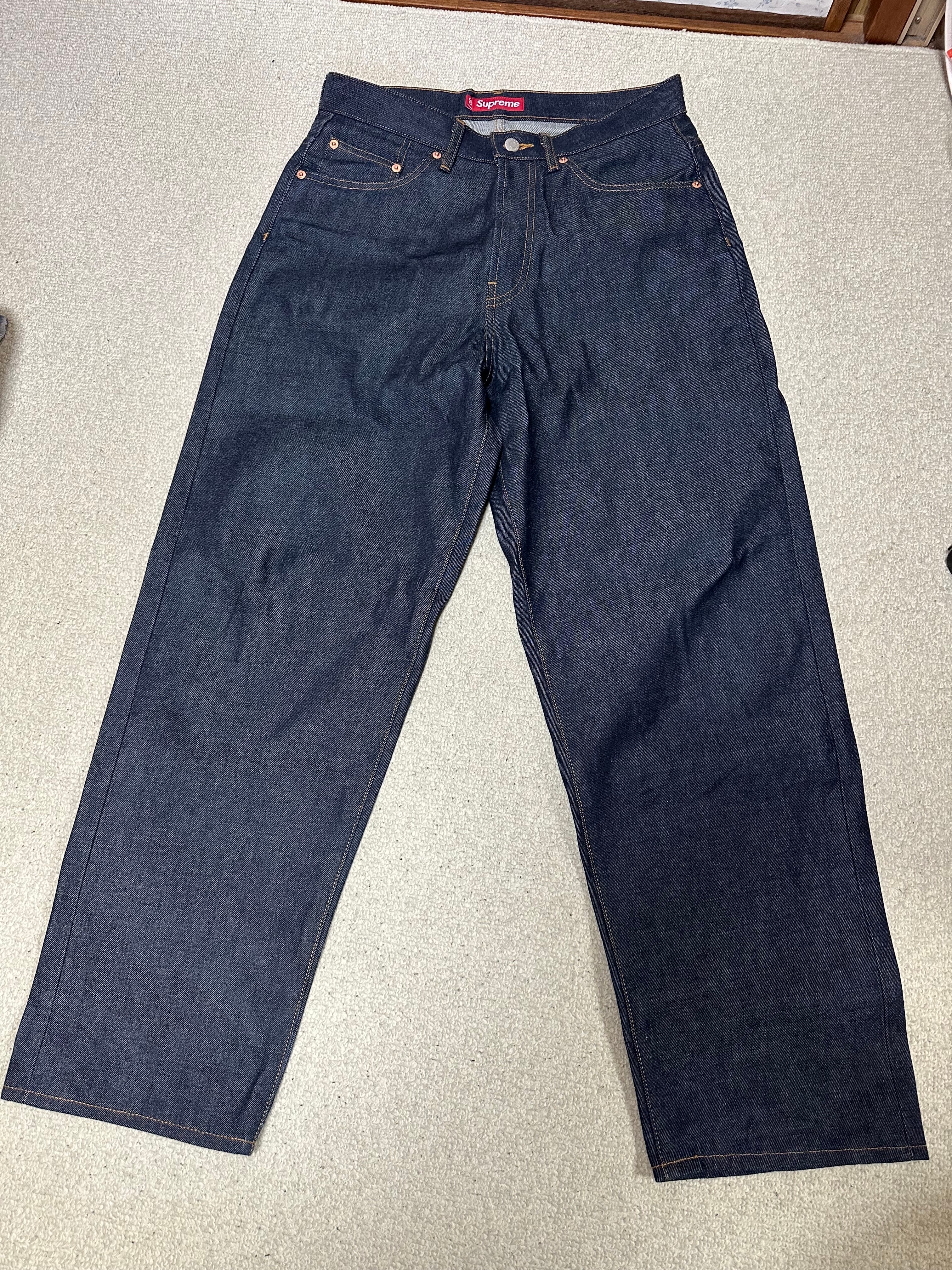 Supreme Baggy Selvedge Jean (25FW) "Rigid Indigo"