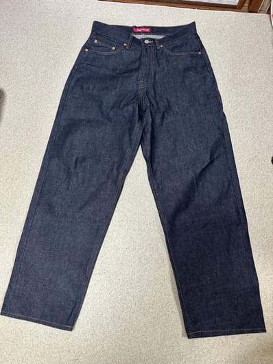 Supreme Baggy Selvedge Jean (25FW) "Rigid Indigo"