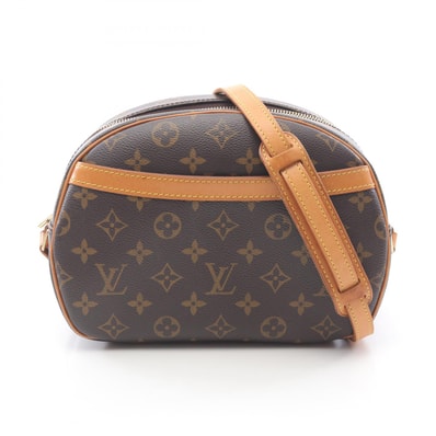ルイ・ヴィトン LOUIS VUITTON ブロワ ショルダーバッグ バッグ PVCコーティングキャンバス レザー モノグラム レディース ブラウン系 M51221 【中古】