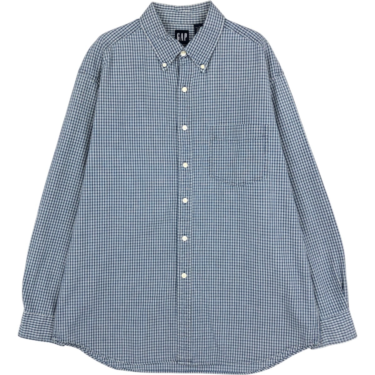 古着 90年代 ギャップ GAP オールドギャップ 長袖 ボタンダウンチェックシャツ メンズL相当 ヴィンテージ/eaa663025