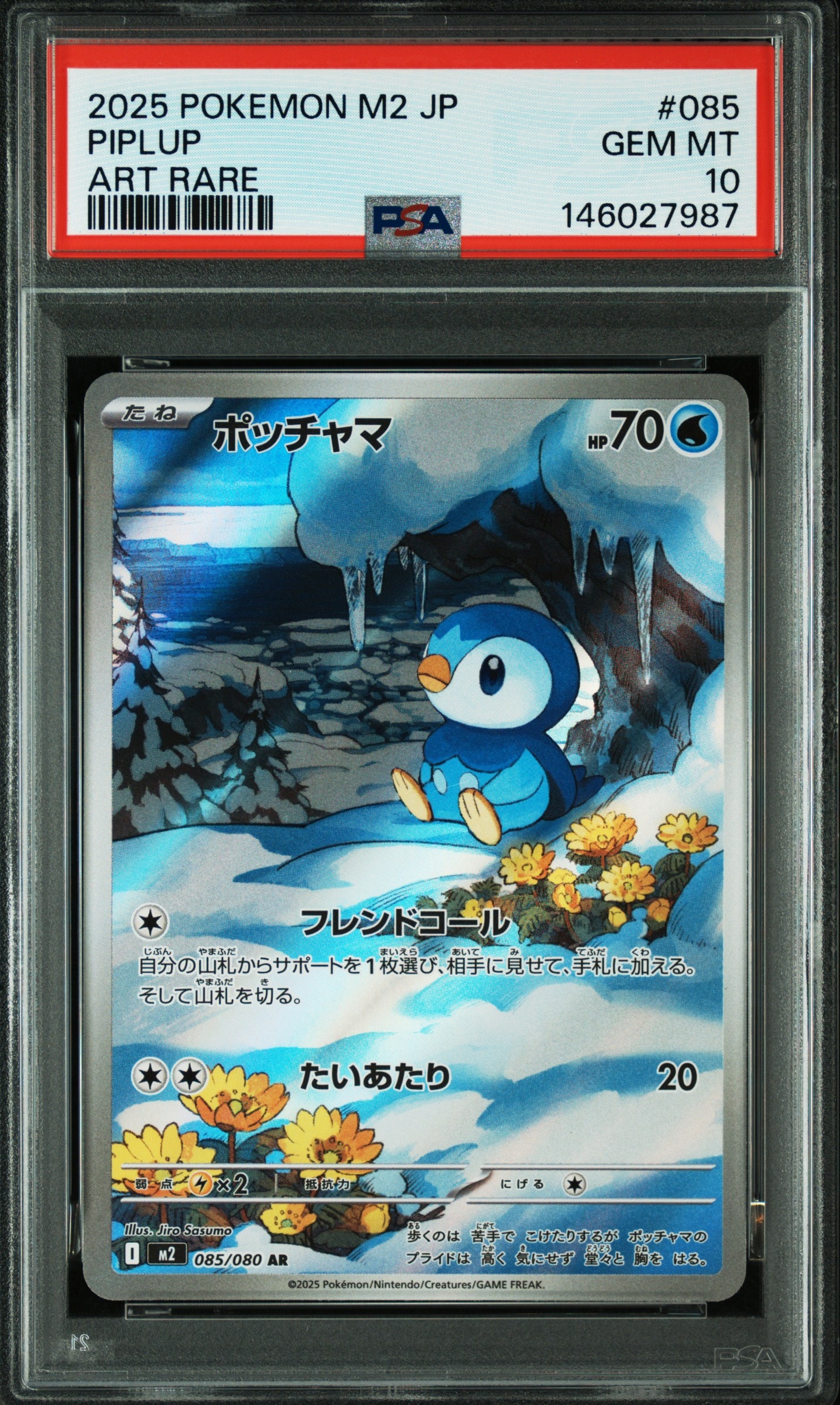 PSA10】ポッチャマ AR [M2 085/080](拡張パック「インフェルノX」) 2枚