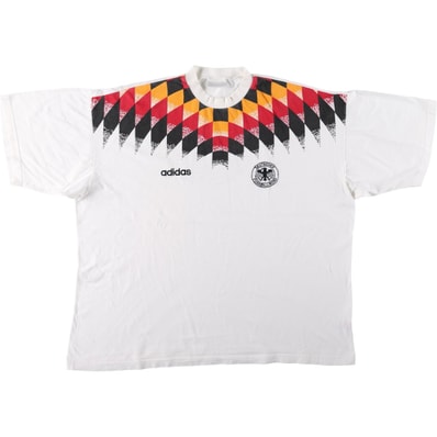古着 80年代 アディダス adidas ドイツ代表 スポーツTシャツ メンズXL相当 ヴィンテージ/eaa664425