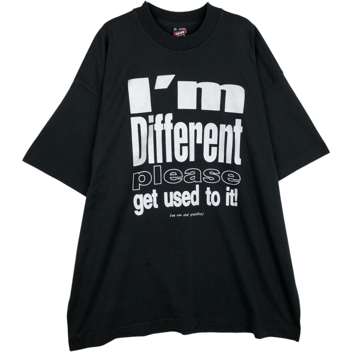 古着 90年代 フルーツオブザルーム FRUIT OF THE LOOM BEST メッセージプリントTシャツ USA製 メンズXXL相当/eaa639062