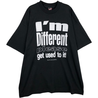 古着 90年代 フルーツオブザルーム FRUIT OF THE LOOM BEST メッセージプリントTシャツ USA製 メンズXXL相当/eaa639062