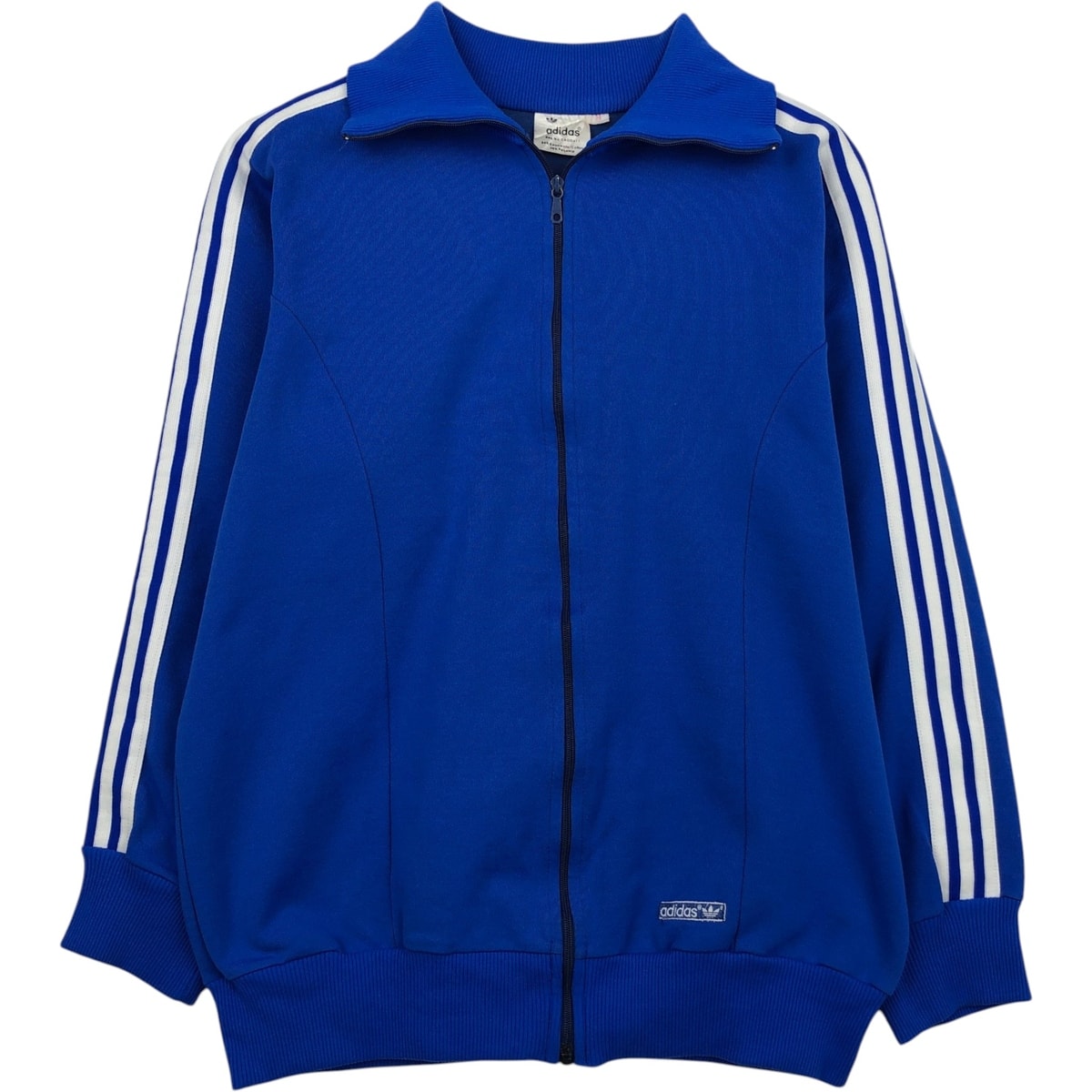 古着 70~80年代 アディダス adidas トレフォイルロゴ ジャージ トラックジャケット メンズL相当 ヴィンテージ/evb034599