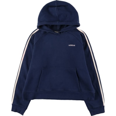 古着 00年代 アディダス adidas スウェットプルオーバーパーカー レディースXL相当/eaa583744