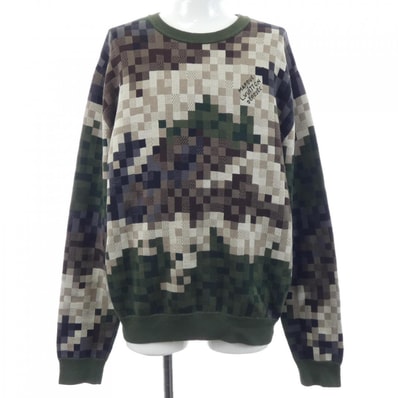 ルイヴィトン LOUIS VUITTON ダモフラージュコットンプルオーバー HQN72WAUR ニット