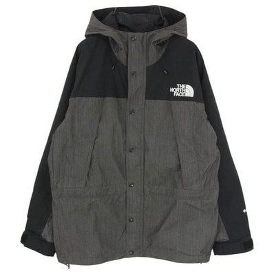 THE NORTH FACE ノースフェイス NP12032 MOUNTAIN LIGHT DENIM JACKET デニム マウンテン パーカー ジャケット グレー系 ブラック系 M【中古】
