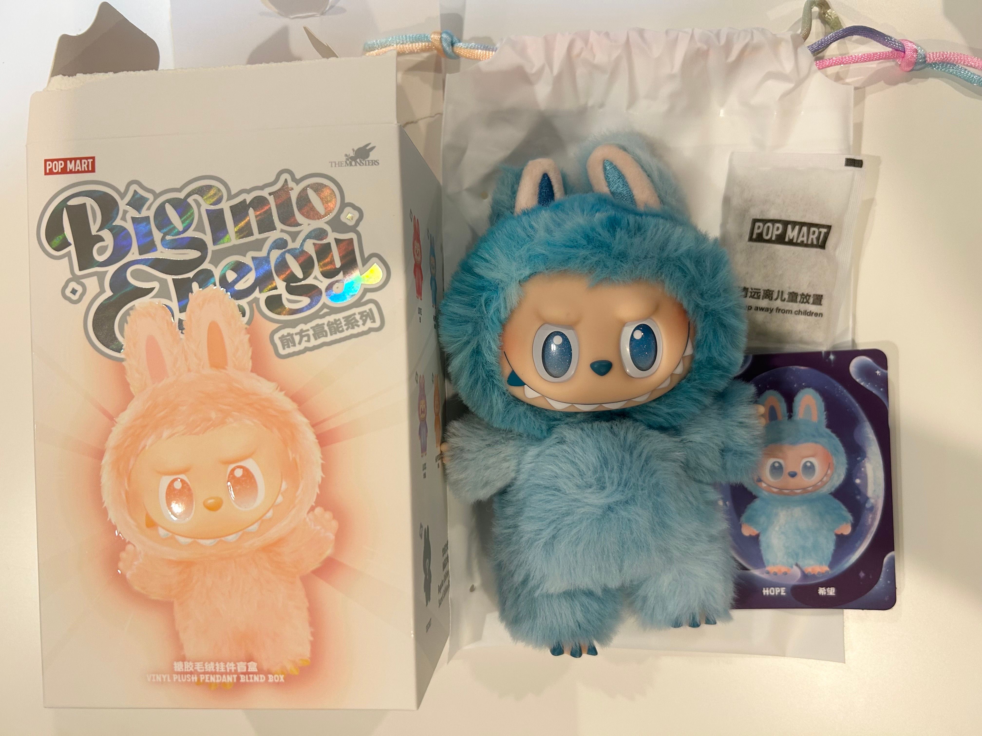 POP MART THE MONSTERS (LABUBU) Big into Energy Series Plush Pendant HOPE