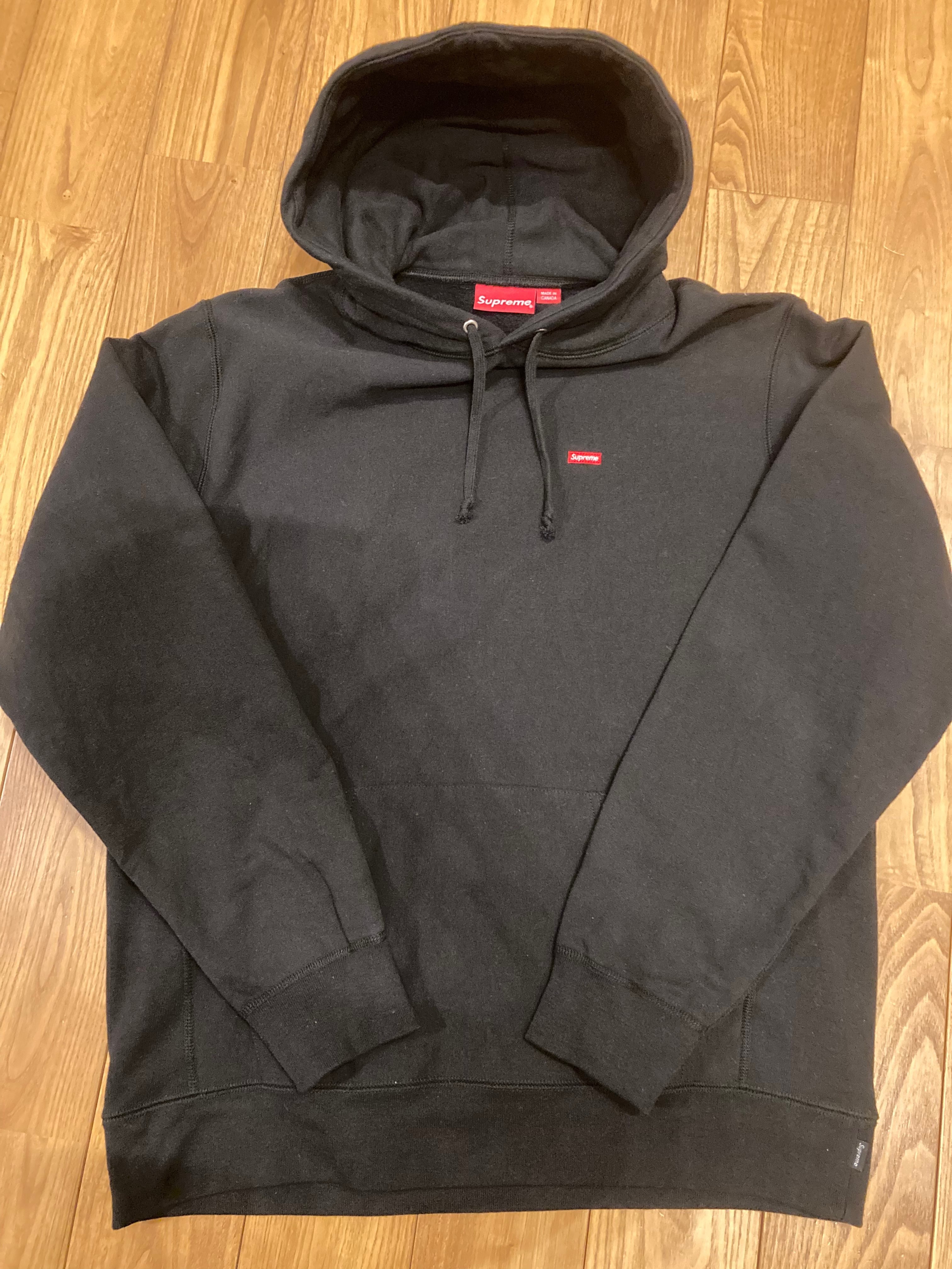 Supreme Small Box Hooded Sweatshirt "Black" (21FW)