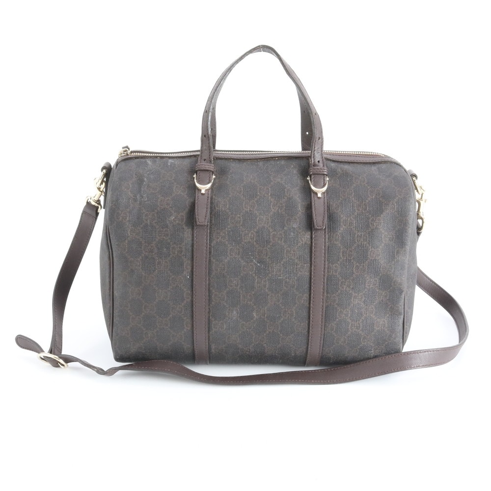 ■美品 グッチ GGスプリームミニ ボストン 322231 ショルダーバッグ