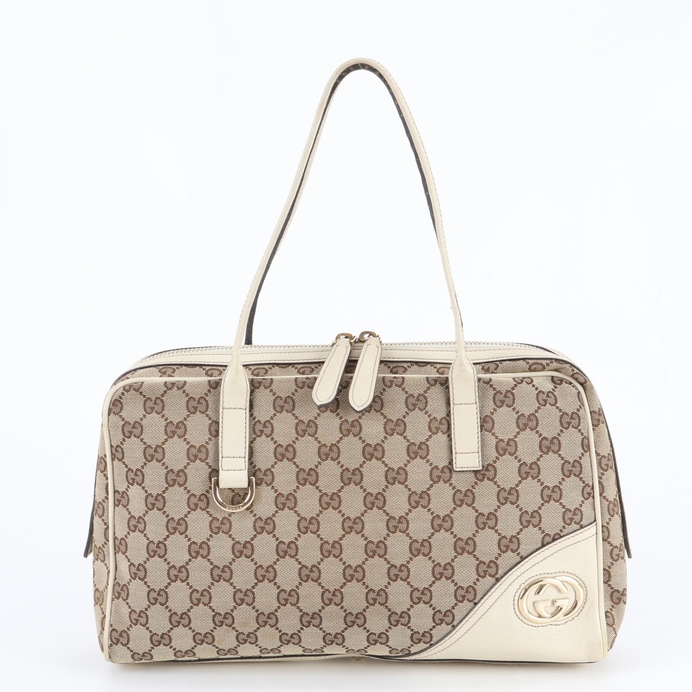 ■美品 グッチ GGキャンバスニューブリット 169971 トート バッグ