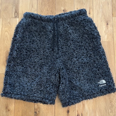 Supreme x The North Face High Pile Fleece Short "Black"