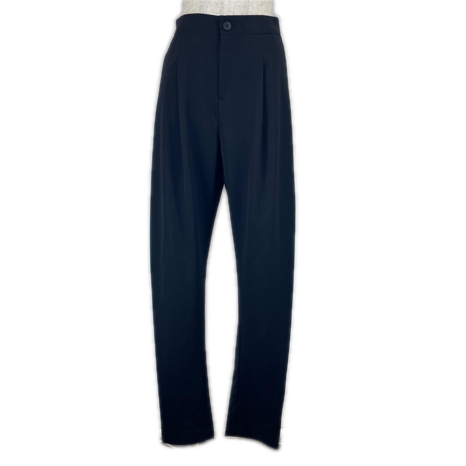 プリーツプリーズ プリーツ加工パンツ 1 ネイビー系　イッセイミヤケ PP91 C (やや傷や汚れあり)】PLEATS PLEASE プリーツプリーズ イッセイ