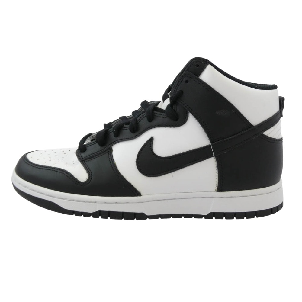 NIKE ナイキ スニーカー DD1399-103 Dunk High Black and White ダンク ハイ ブラック アンド ホワイト スニーカー ブラック系 28cm【極上美品】【中古】