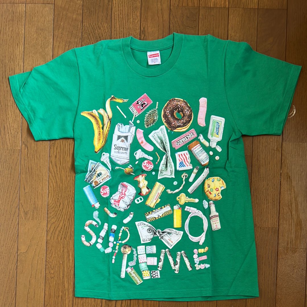 シュプリーム トラッシュ Tシャツ "グリーン"