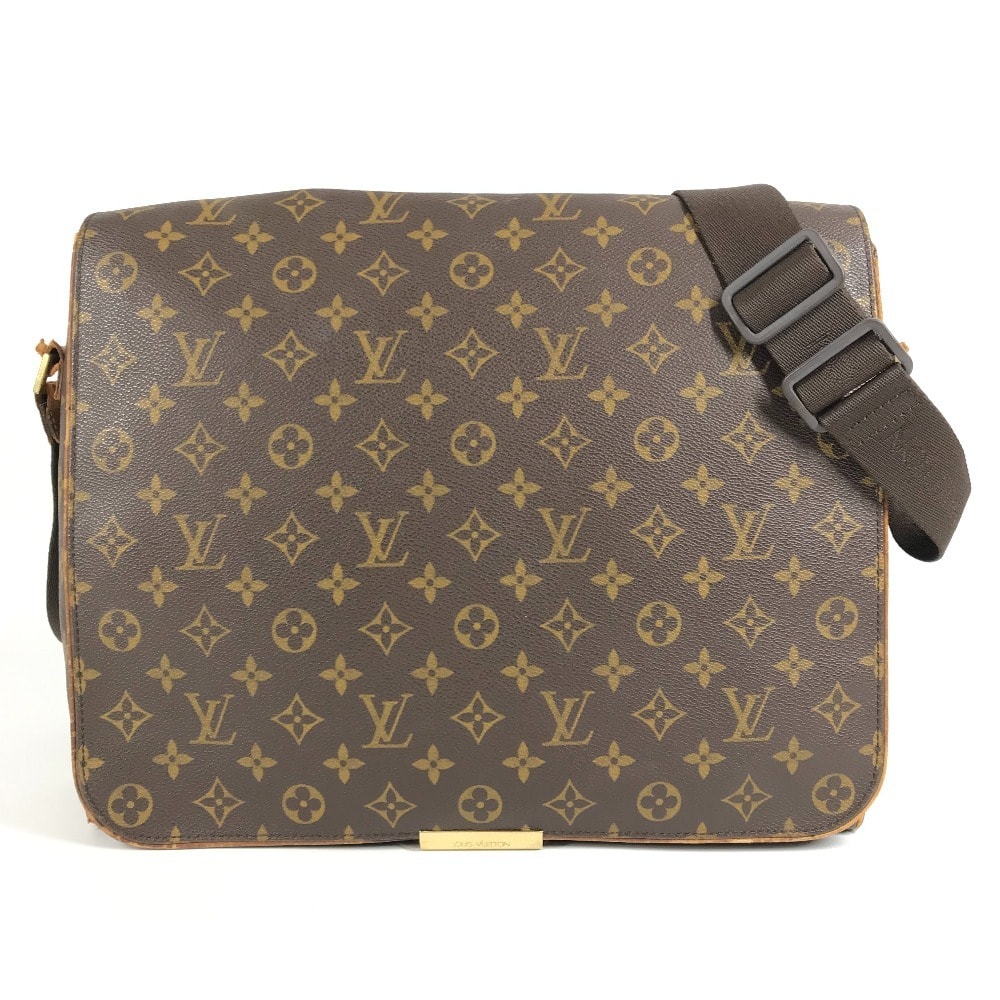 ルイヴィトン LOUIS VUITTON アベス M45257 モノグラム カバン 斜め掛け メッセンジャーバッグ フラップ ショルダーバッグ モノグラムキャンバス ブラウン
