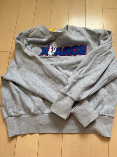 XLARGE x FR2 BOX LOGO CREWNECK SWEAT "Ash"