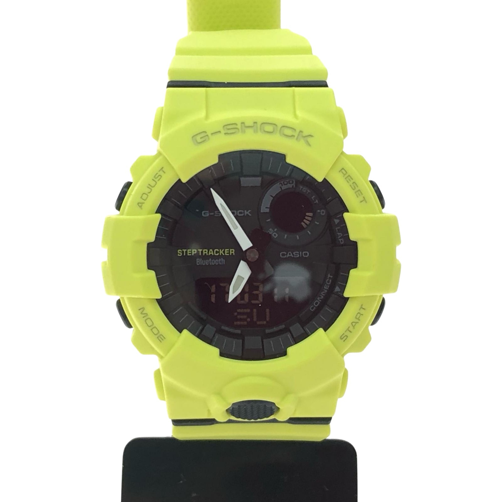 CASIO カシオ メンズ腕時計 クオーツ デジアナウォッチ 歩数計測 Bluetooth 搭載  GBA-800 レモンイエロー