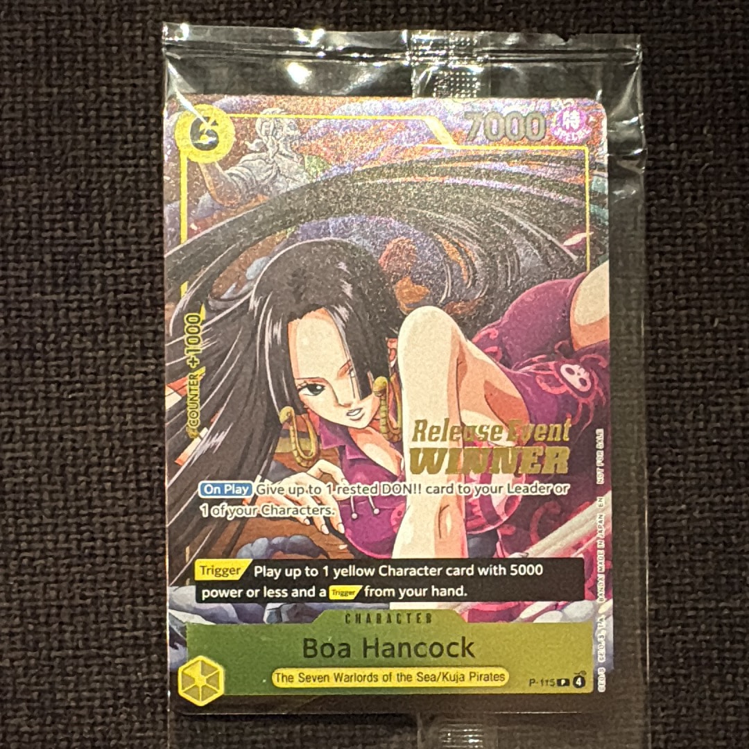 ボア・ハンコック P :優勝記念品 [P-115]【英語版】(プロモーションカード「OP15-EB04 リリースイベント」)