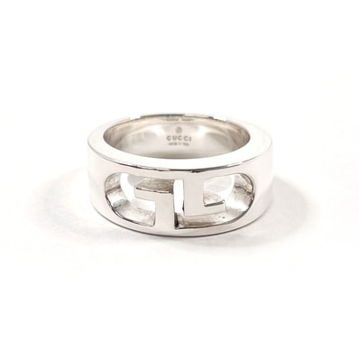 グッチ リング・指輪 ダブルG ロゴ シルバー