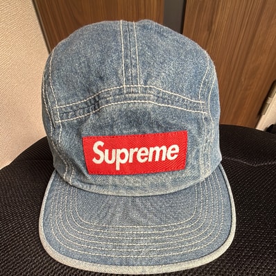 denim camp cap