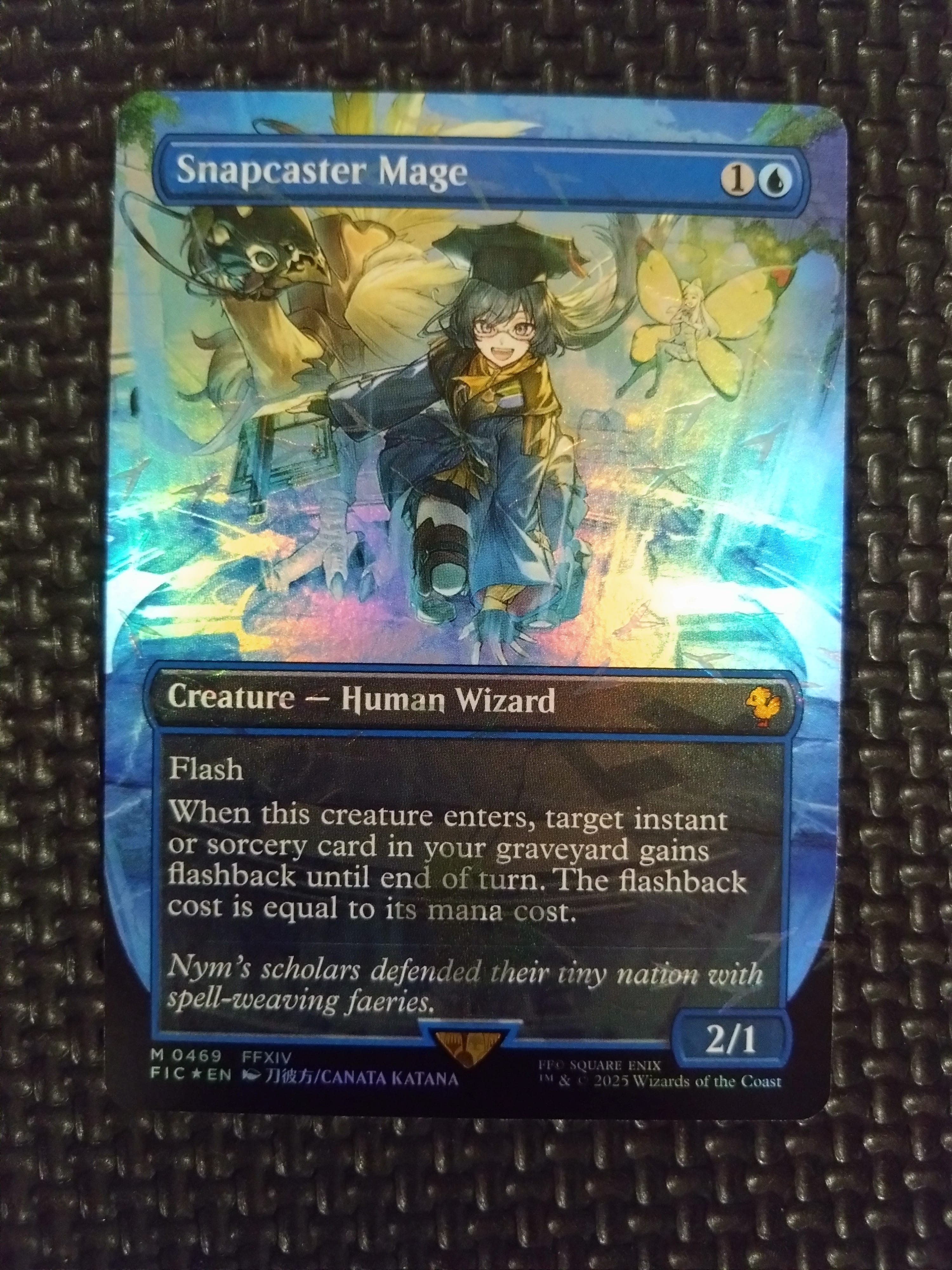 瞬唱の魔道士 M :フォイル :ボーダーレス版 [FIC 0469]【英語版】(ファイナルファンタジー チョコボ バンドル)