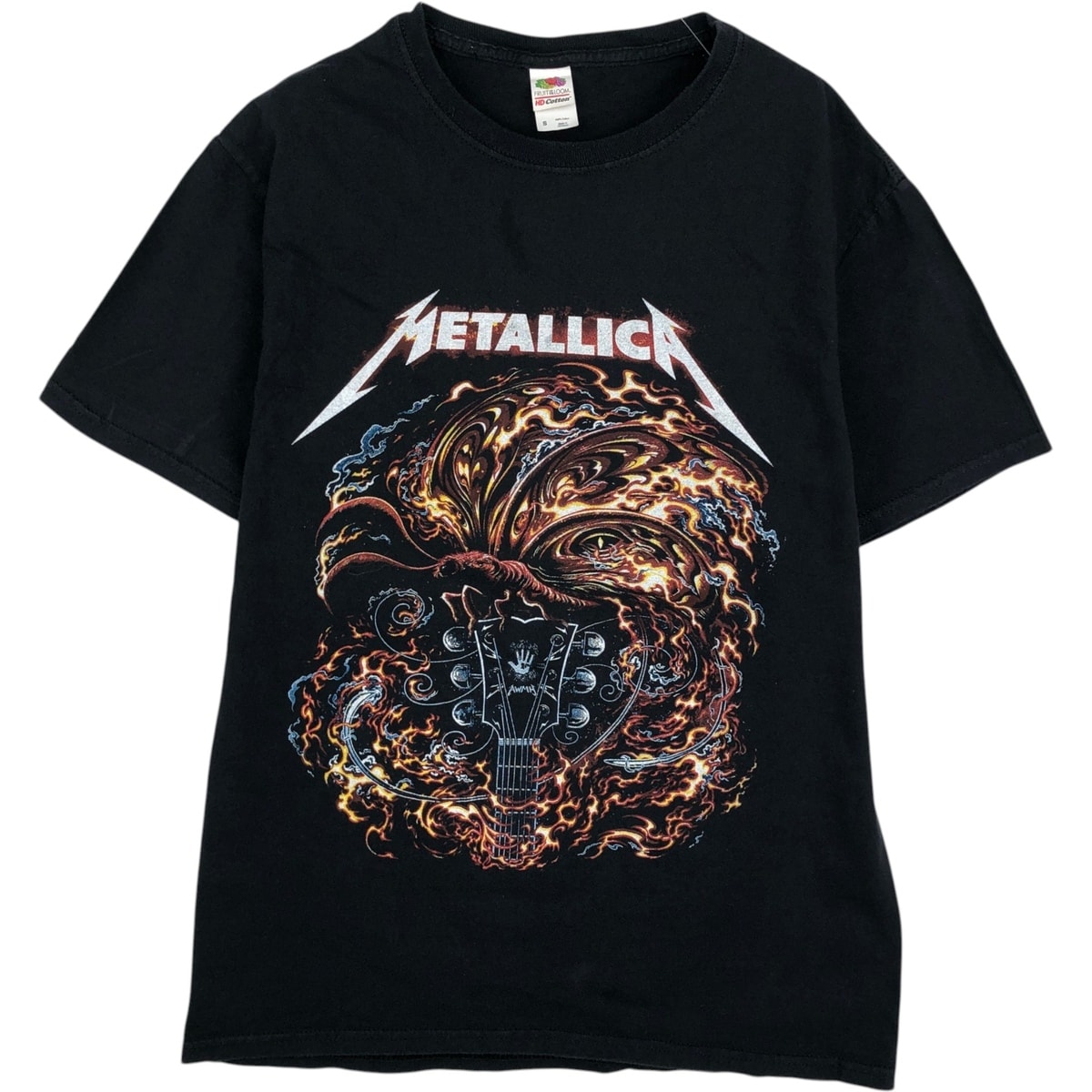 古着 フルーツオブザルーム FRUIT OF THE LOOM METALLICA メタリカ ドクロ柄 スカル柄 バンドTシャツ バンT メンズS相当/eaa632626