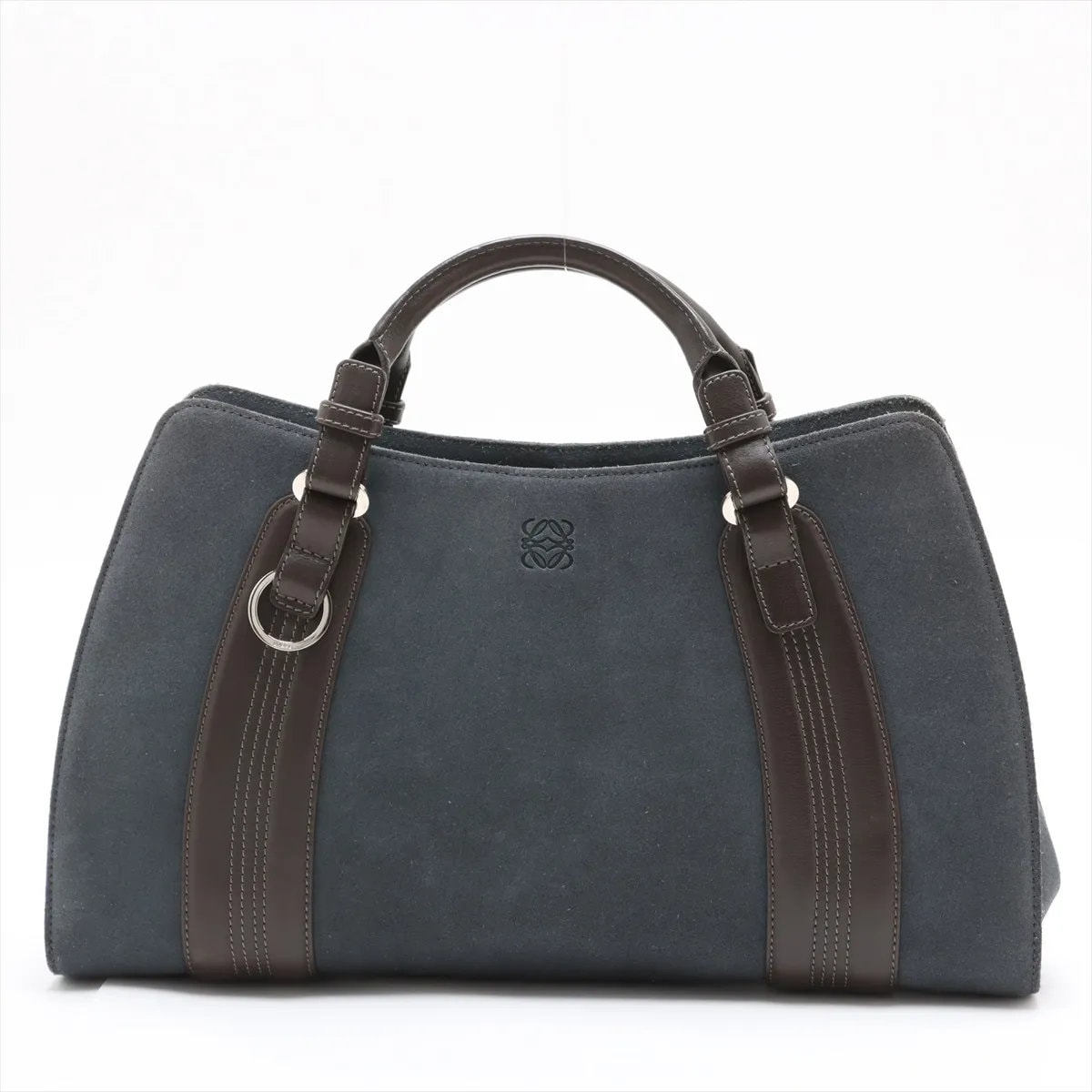 ■美品 ロエベ アナグラムハンドバッグ レザー