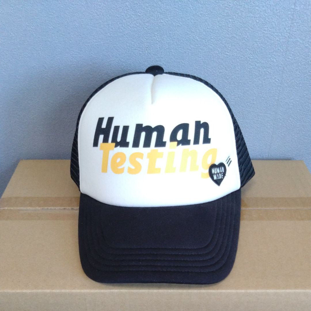 HUMAN MADE A$AP Rocky HUMAN TESTING MESH CAP "Black White"